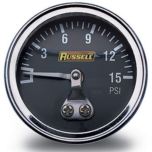 Russell 0-15 PSI Fuel Pressure Gauge 650330