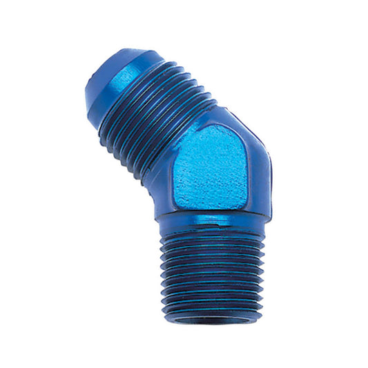 Russell Adapter Fitting 6an Male to 3/8 NPT 45-Degree 662390