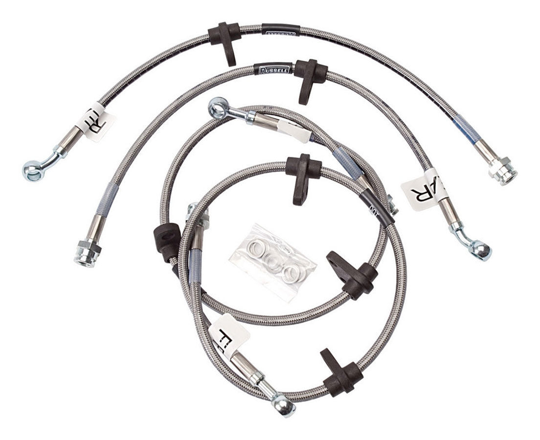 Russell SS Brake Line Kit 92-95 Honda Civic 684600