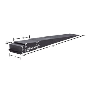 Race Ramps 9" Trailer Ramp with Flap Cut-Out