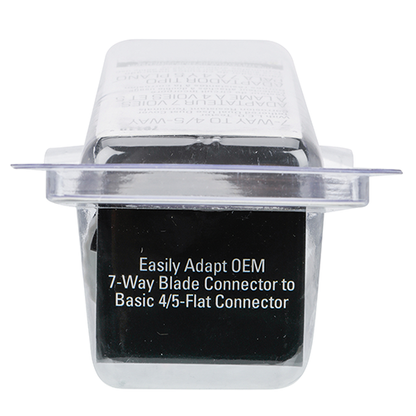 Reese 7-Way to 4 and 5-Flat Adapter with LED Circuit Tester