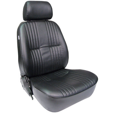 Procar PRO90 Recliner Seat w/ Headrest - RH Black Vinyl