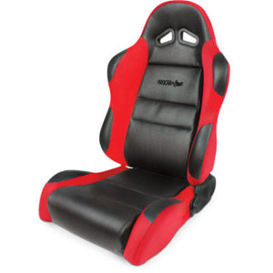 Procar Sportsman Racing Seat - Left - Red Vinyl/Velour