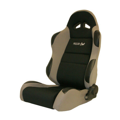 Procar Sportsman Racing Seat - Left - Gray Velour