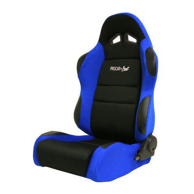 Procar Sportsman Racing Seat - Left - Blue Velour