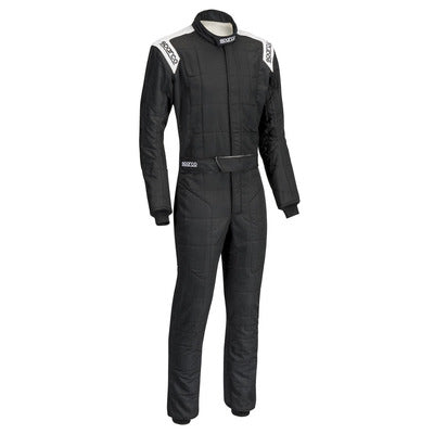 Sparco Conquest Race Suit - Black/White