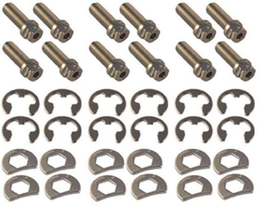 Stage 8 Header Bolt Kit - 6pt 3/8-16 x 1" (12pk) 8911A