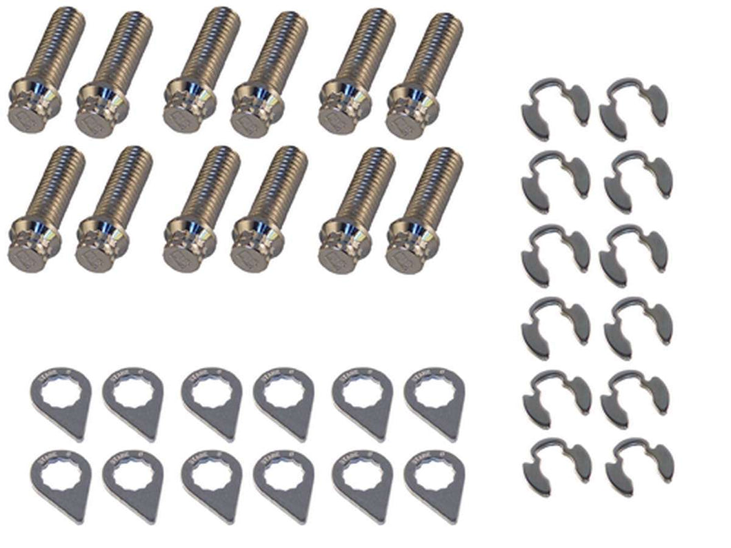 Stage 8 Header Bolt Kit - 12pt 3/8-16 x 1-1/4 (12pk) 8911B