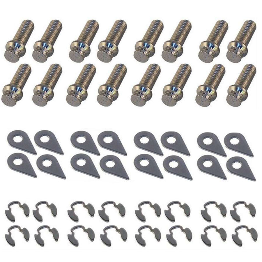 Stage 8 Header Bolt Kit - 12pt 3/8-16 x 1