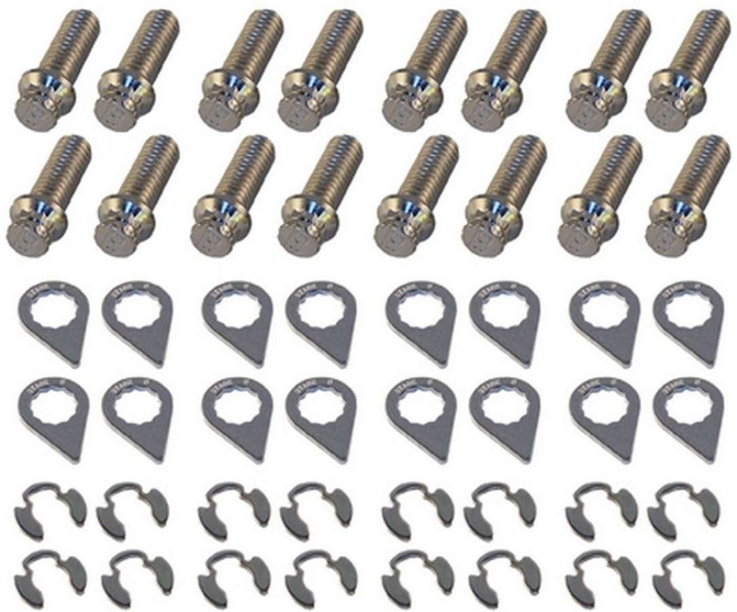 Stage 8 Header Bolt Kit - 12pt 3/8-16 x 1