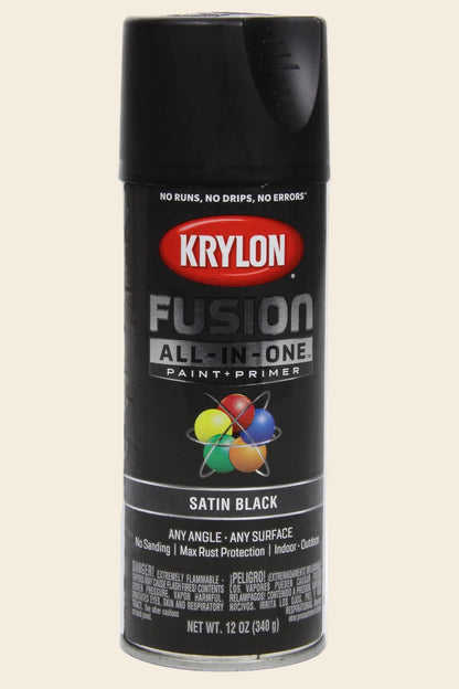Dupli-Color Paint Satin Black Krylon Fusion 2732