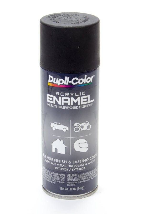 Dupli-Color Flat Black Enamel Paint DA1605