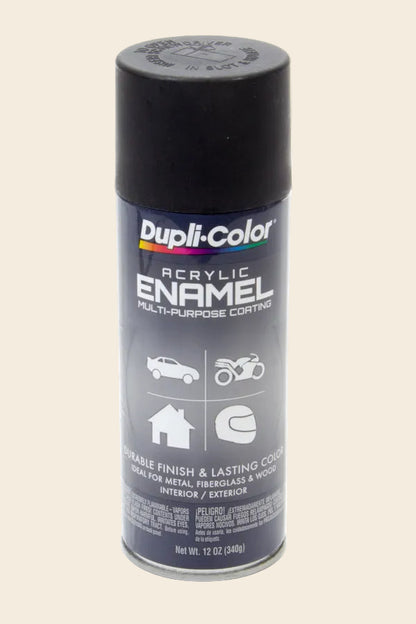 Dupli-Color Flat Black Enamel Paint DA1605