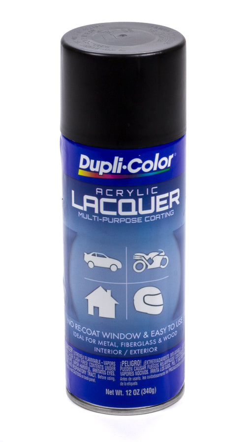 Dupli-Color Semi Gloss Black Lacquer Paint DAL1608