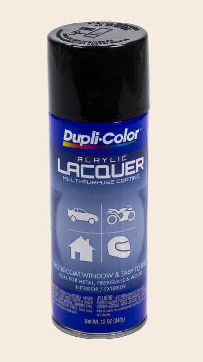 Dupli-Color Gloss Black Lacquer Paint DAL1677