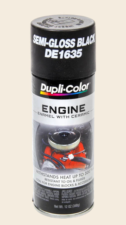 Dupli-Color Semi Gloss Black Engine Paint DE1635