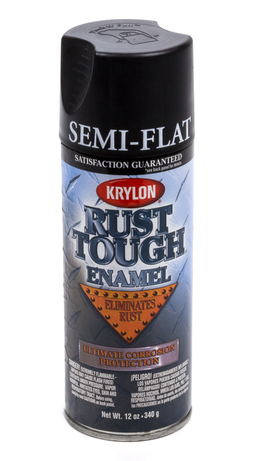 Dupli-Color Krylon Paint Rust Tough Enamal Semi-Flat Black RTA9203