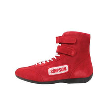 Simpson High Top Driving Shoes - Red