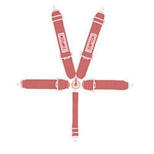 Simpson 5-Point Camlock Harness Red