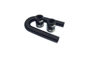 Specialty Products Radiator Hose Kit 24" w/Aluminum Caps Black 6452