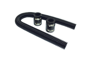 Specialty Products Radiator Hose Kit 36" w/Aluminum Caps Black 6453