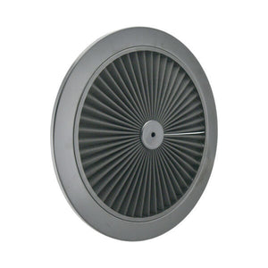 Specialty Products Air Cleaner Top 14" Flow-Thru Black Filter 7110ABK