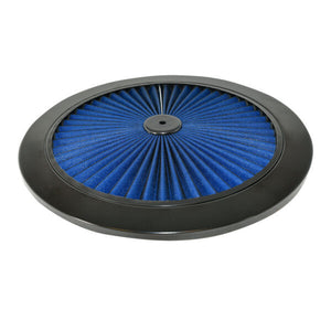 Specialty Products Air Cleaner Top 14" Flow-Thru Blue Filter 7110ABL