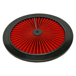 Specialty Products Air Cleaner Top 14" Flow-Thru Red Filter 7110A