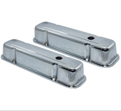 Specialty Products Valve Cover 59-79 Pontiac V8 Tall Chrome 7525