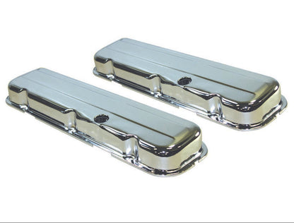 Specialty Products Valve Cover 65-95 BBC Short Chrome (Pair) 8333