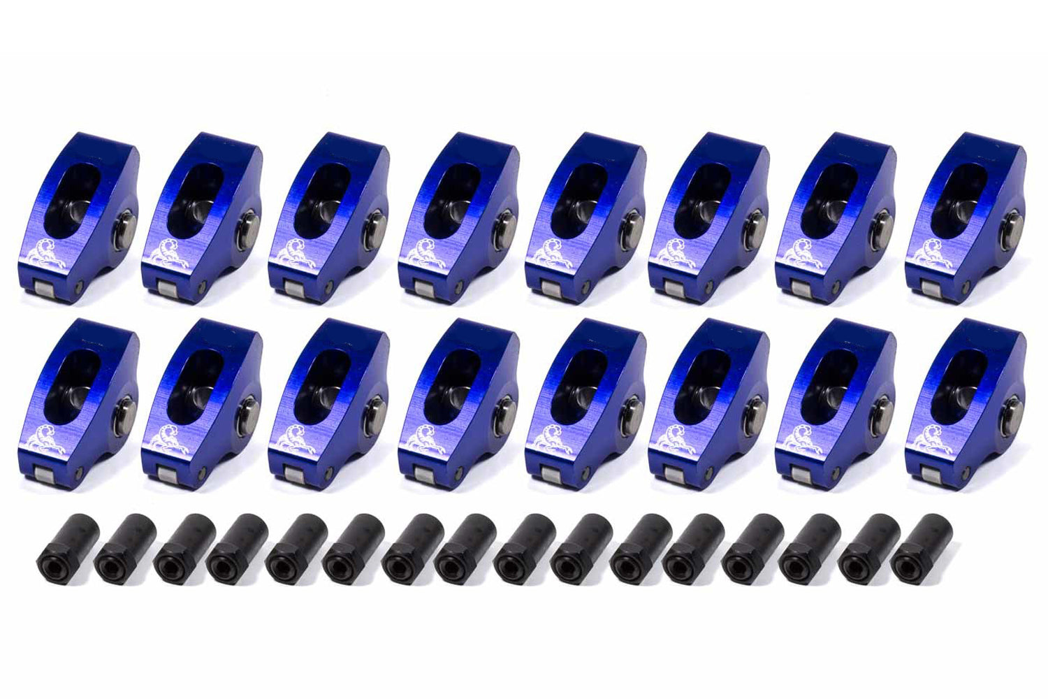 Scorpion Racing SBF Roller Rocker Arms 1.72 Ratio Pedestal Mount.