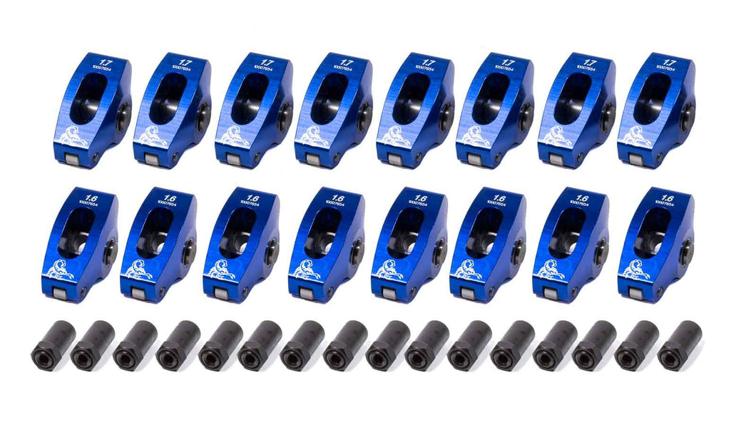 Scorpion Racing SBC Roller Rocker Arms 1.7/1.6 Ratio 7/16 Stud