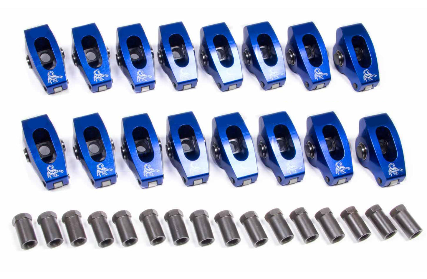 Scorpion Racing SBC Roller Rocker Arms 1.5/1.6 Ratio 7/16 Stud