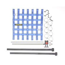 Schroth Window Net Kit with Hardware - Square 16" x 16" Blue SR 09043-1