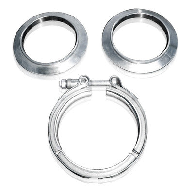 Stainless Works V Band SS Coupling Kit for 3-1/2" Tubing VBC35