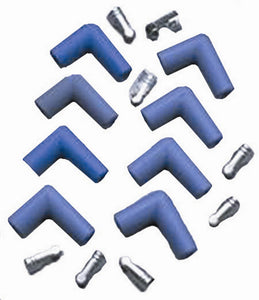 Taylor Cable 90 Degree Spark Plug Boot TML Kit Blue 46061