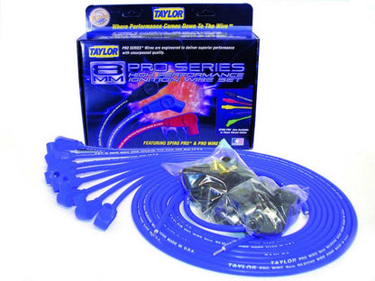 Taylor Cable Spark Plug Wire Set 8mm Blue Pro Wire 90 Degree 70650