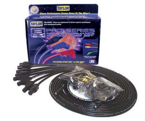 Taylor Cable Spark Plug Wire Set 8mm Black Spiro-Pro 73055