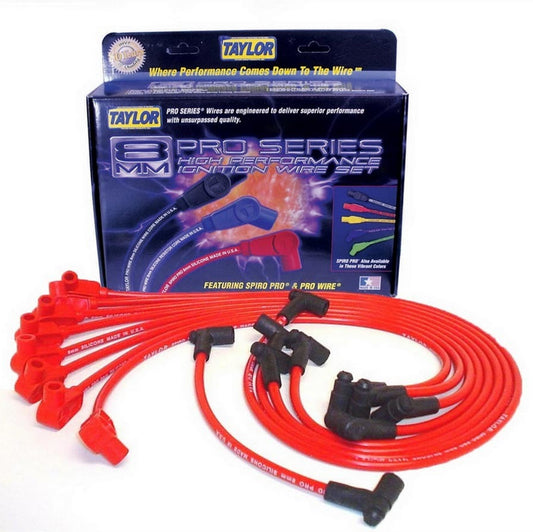 Taylor Spark Plug Wire Set Spiro-Pro Custom SBC 8 Cylinder