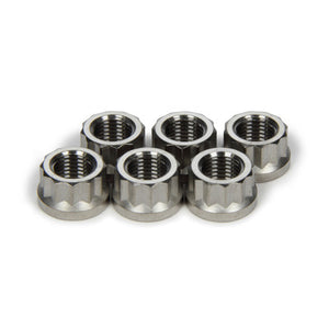 TTi22 Performance Torque Tube Nut Set 6pcs Titanium 12pt