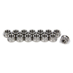 Ti22 Performance Header Flange Nut Set 12pt Titanium 14pcs