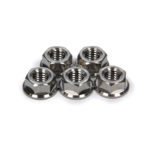 Ti22 Performance Front Hub Flange Nuts Titanium 3/8-16 5pk