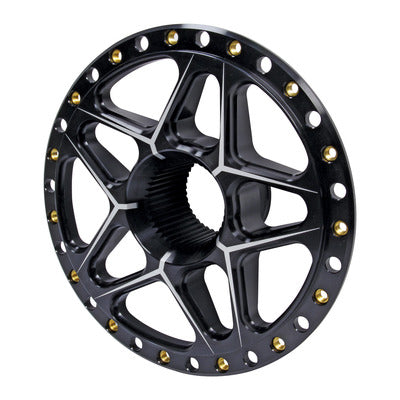 Ti22 Performance Splined Wheel Center Black