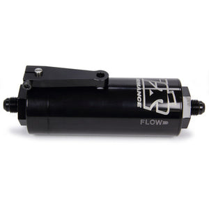 Ti22 Performance 6 AN Fuel Filter With Shutoff Black 100 Micron
