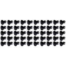 Ti22 Performance Oval Head Dzus Buttons .500 Long Black - 50 pack