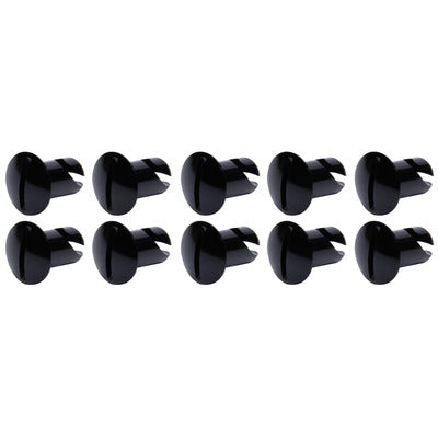 Ti22 Performance Oval Head Dzus Buttons .500 Long Black