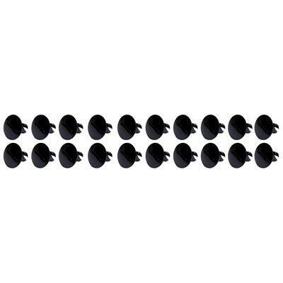 Ti22 Performance Large Head Dzus Buttons .500 Long Black