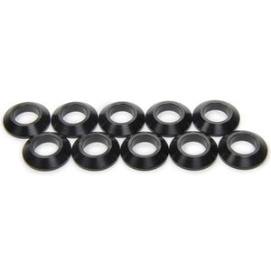 Ti22 Performance Tapered Spacers 1/2in ID 1/4in Thick Black (10-pack)