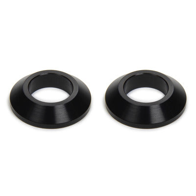 Ti22 Performance Tapered Spacers 1/2in ID 1/4in Thick Black