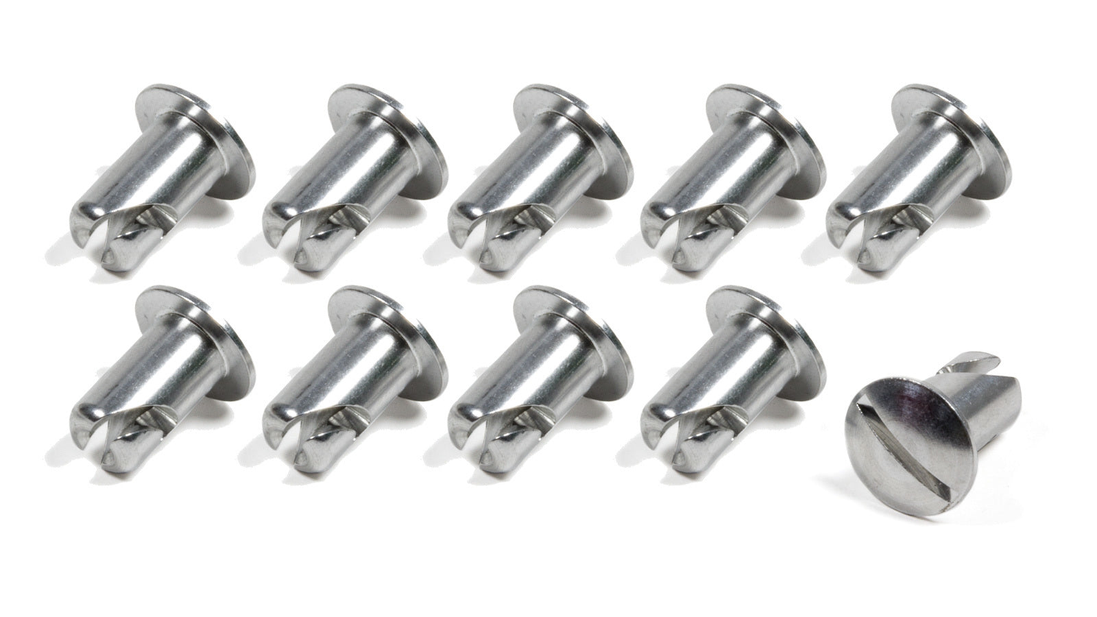 Triple X Oval Head Button Aluminum .500 Long 10 Pack